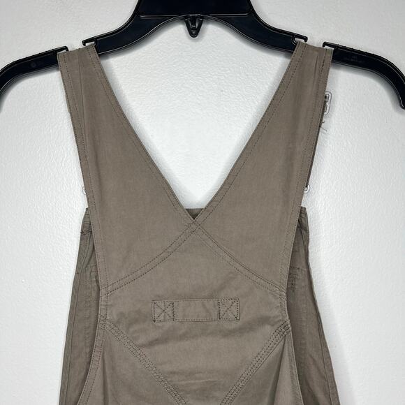 Duluth Trading Co. Women's Heirloom Gardening Bibs Overalls Taupe Brown XS x 31 - Picture 9 of 13
